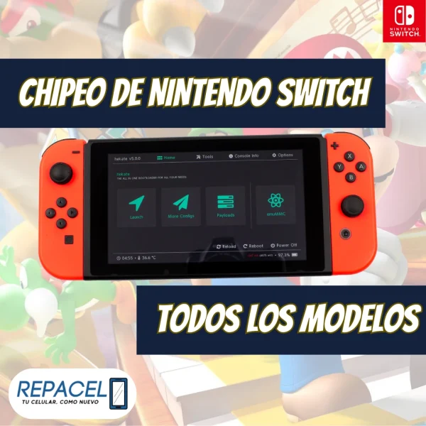 Instalacion de chip Nintendo Switch